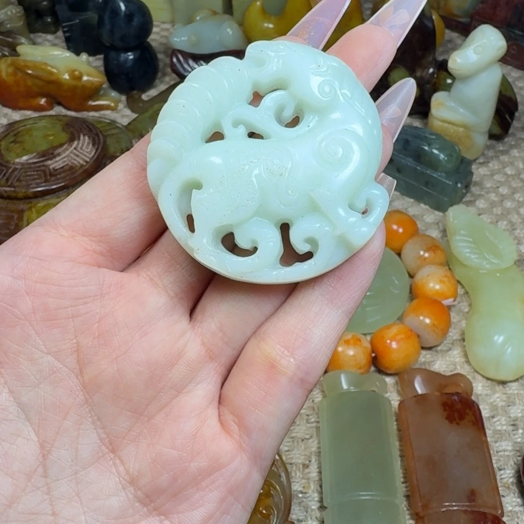 白玉菩提吊坠挂件