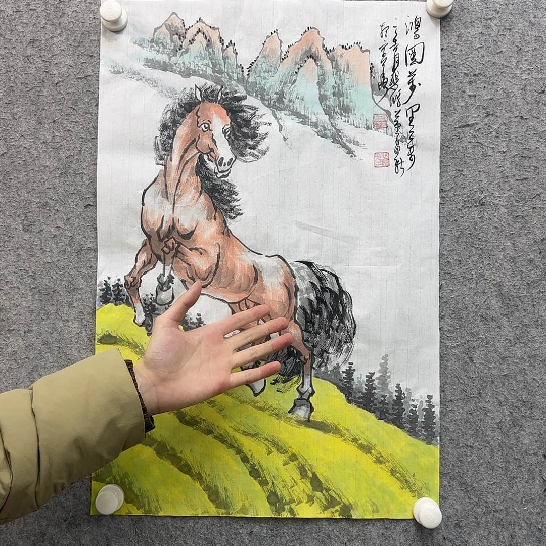 书法书法作品多次参加