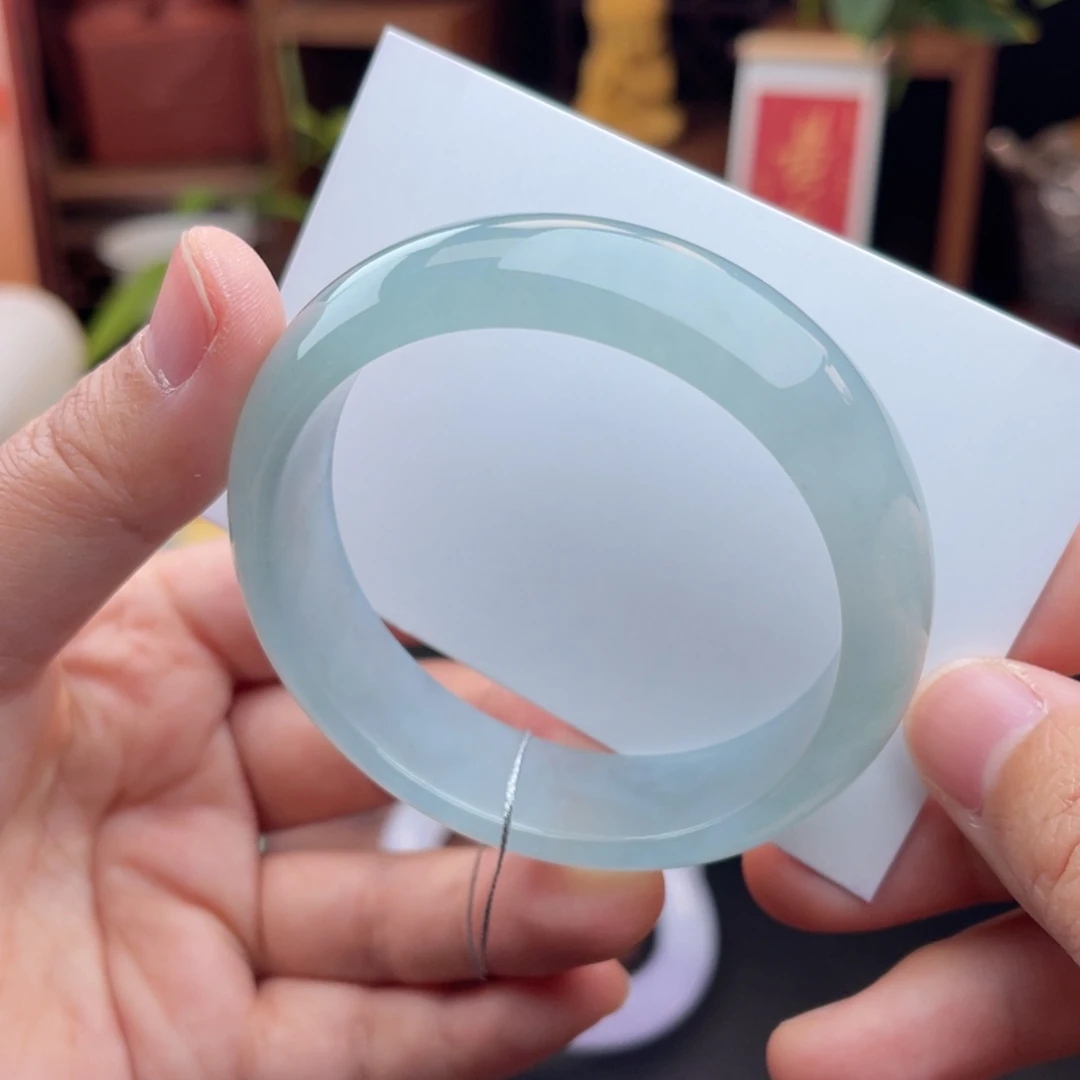 未镶嵌手镯翡翠轮胎蓝晴