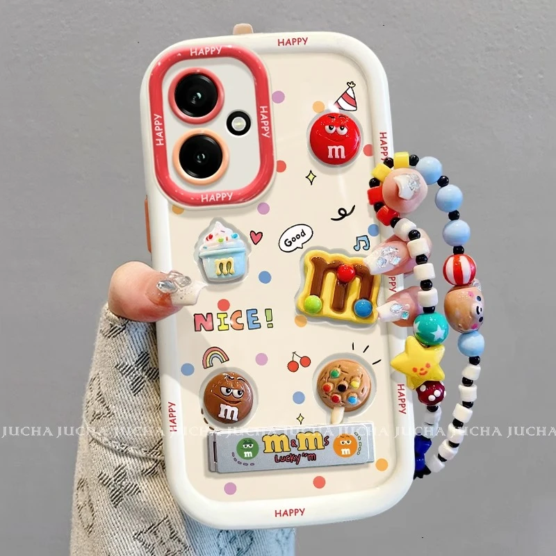 适用华为荣耀400手机壳带挂绳防摔创意女400pro新款硅胶全包400po