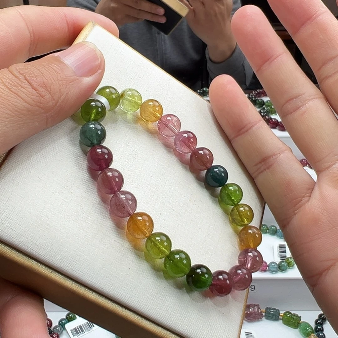 碧玺手串未镶嵌8.5mmmmmmmmmm