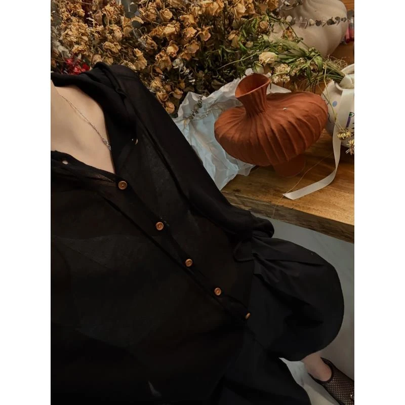 【夏季带帽衫】日本进口三醋酸+莱赛尔彩扣连帽开衫  J25CX519