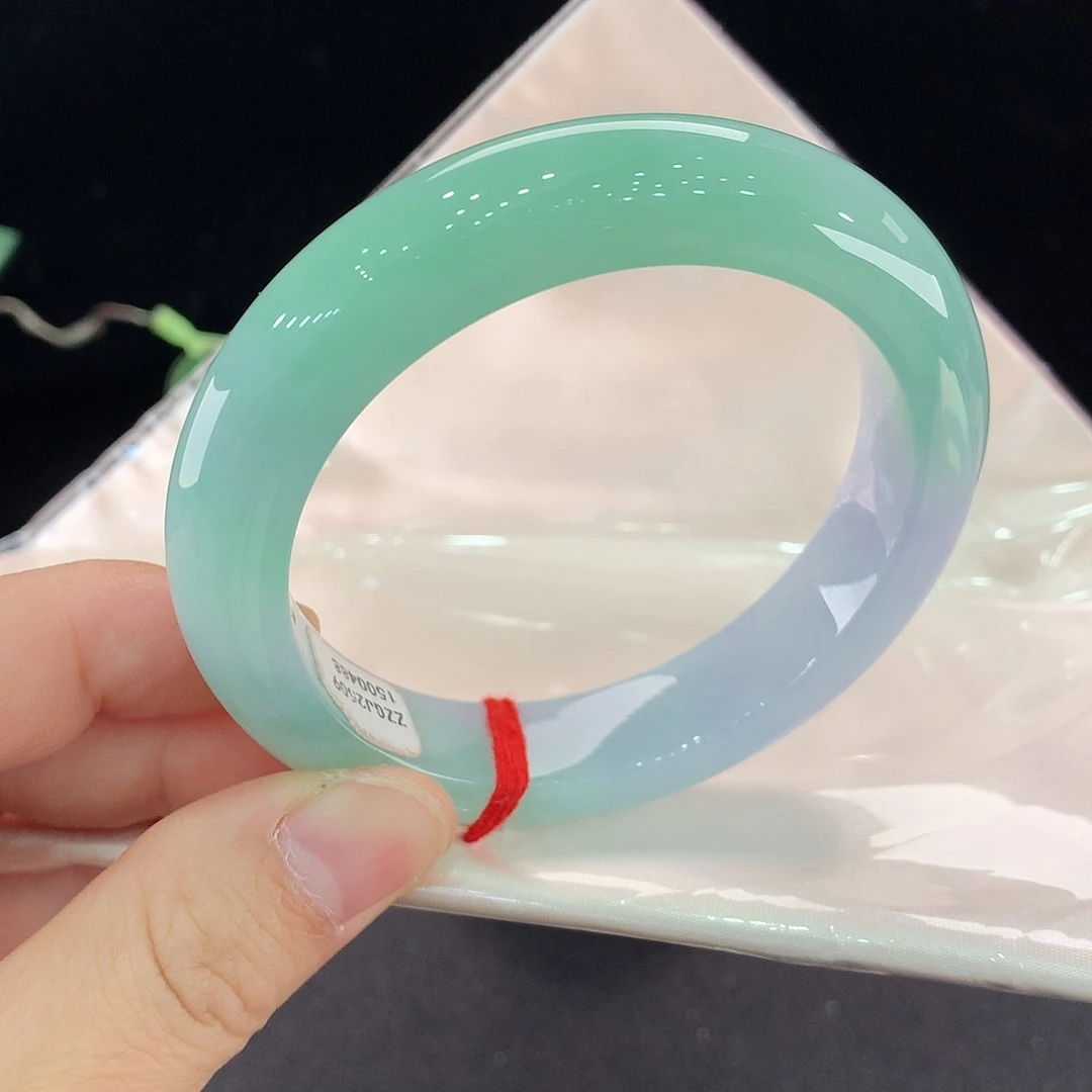 翡翠未镶嵌手镯0488