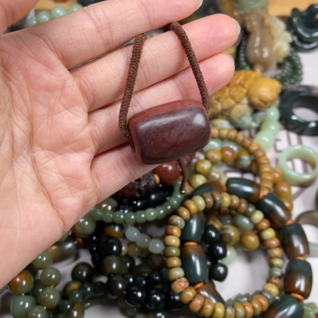 【闪购商品】岫岩河磨玉（透闪石质玉）未镶嵌挂件