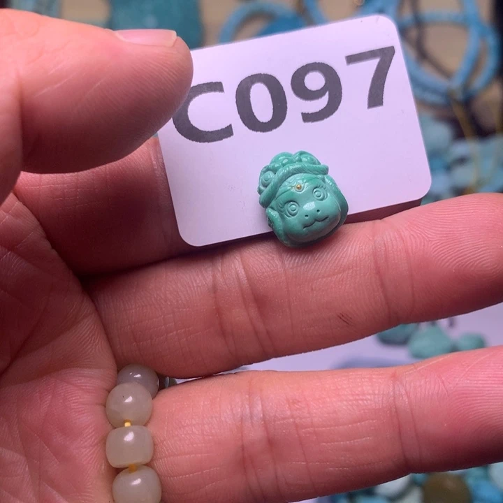 未镶嵌绿松石珠宝奇石