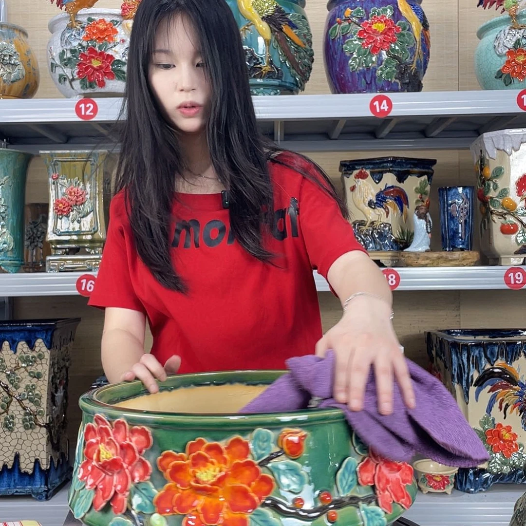 正宗岭南石湾花盆