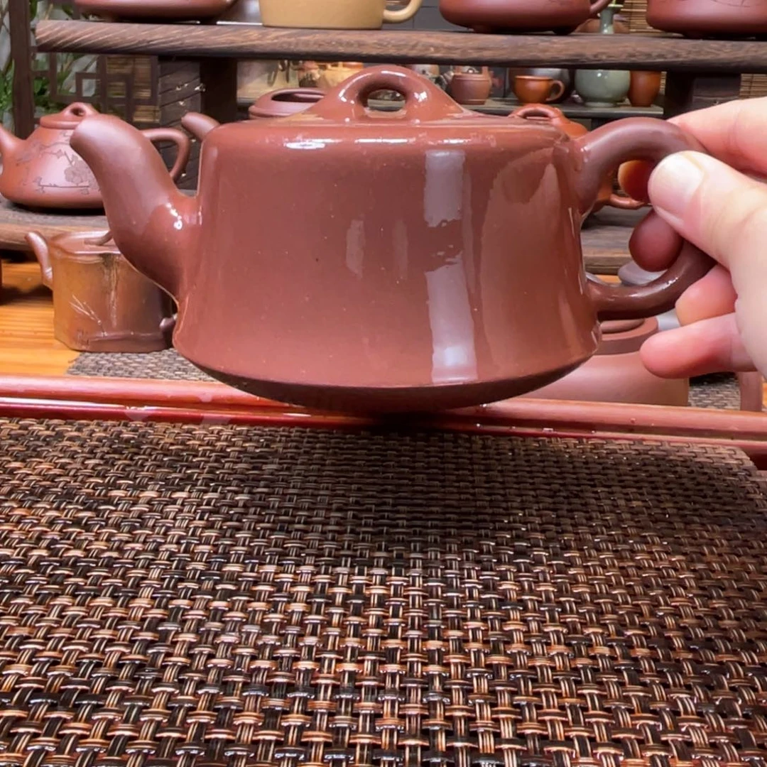 茶壶紫砂宜兴原矿紫砂手工制410