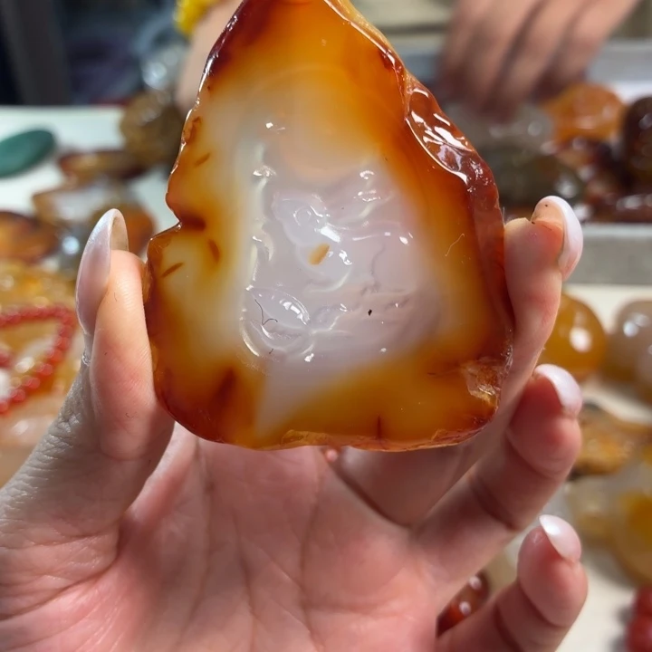 玛瑙/玉髓未镶嵌吊坠(不含链)