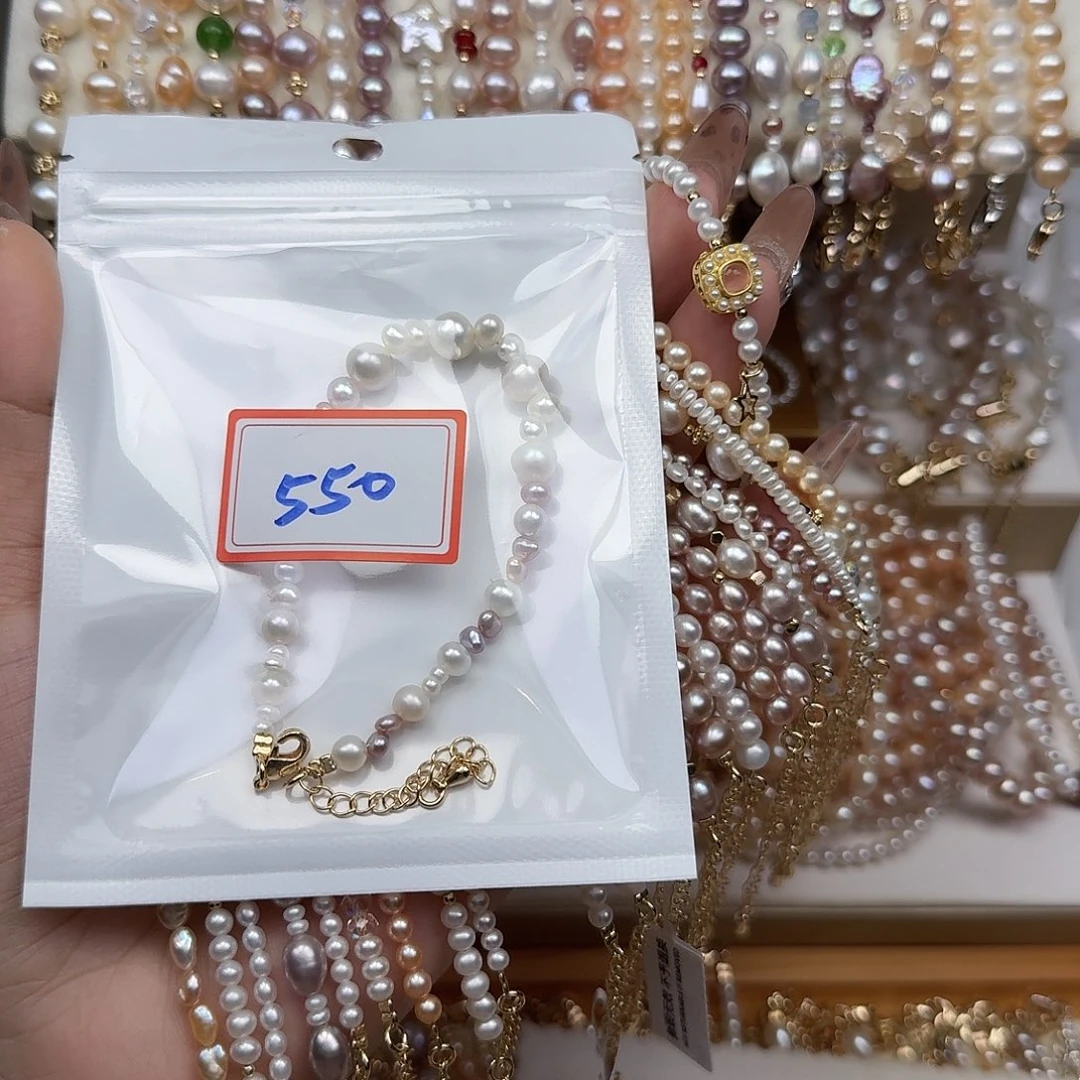 不***i手绳淡水珍珠钛钢