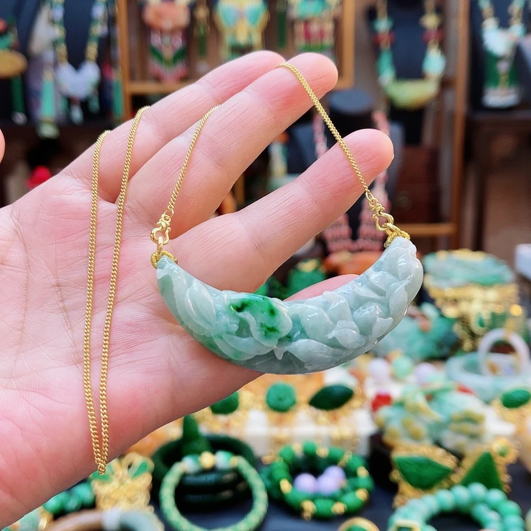 翡翠合金颈饰48小时鉴赏期