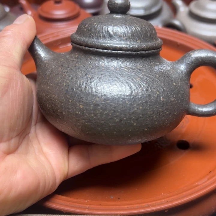 紫砂茶壶润*宜兴原矿龙血砂