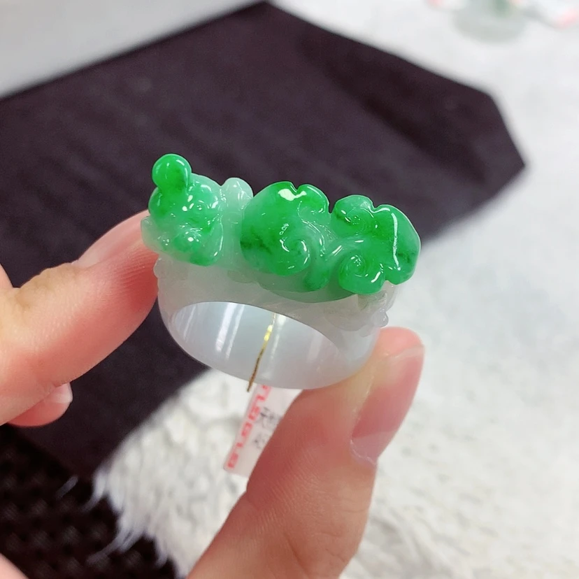 【闪购商品】未镶嵌戒指翡翠22/23号