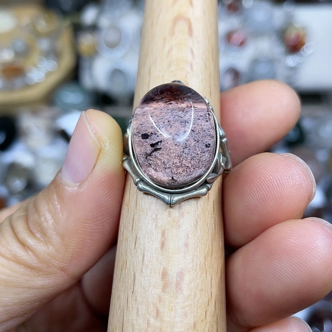 【闪购商品】银S925镶嵌珠宝半成品水晶戒指