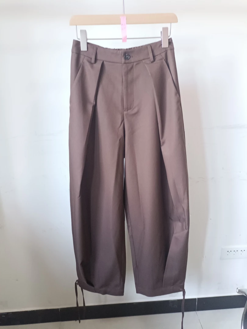 HORSE秋冬款气球裤设计感西裤时尚休闲洋气百搭裤女