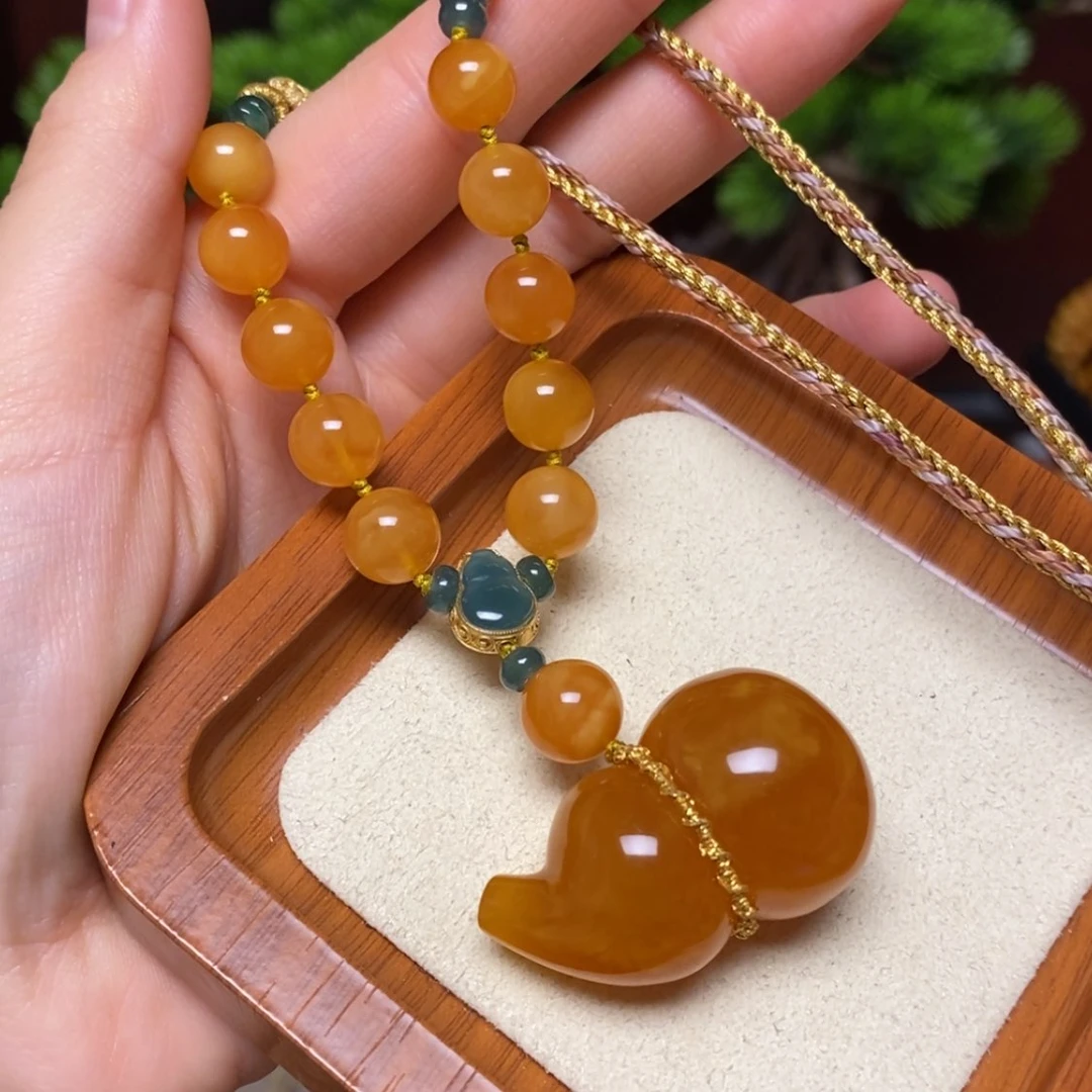 【闪购商品】蜜蜡颈饰未镶嵌项链