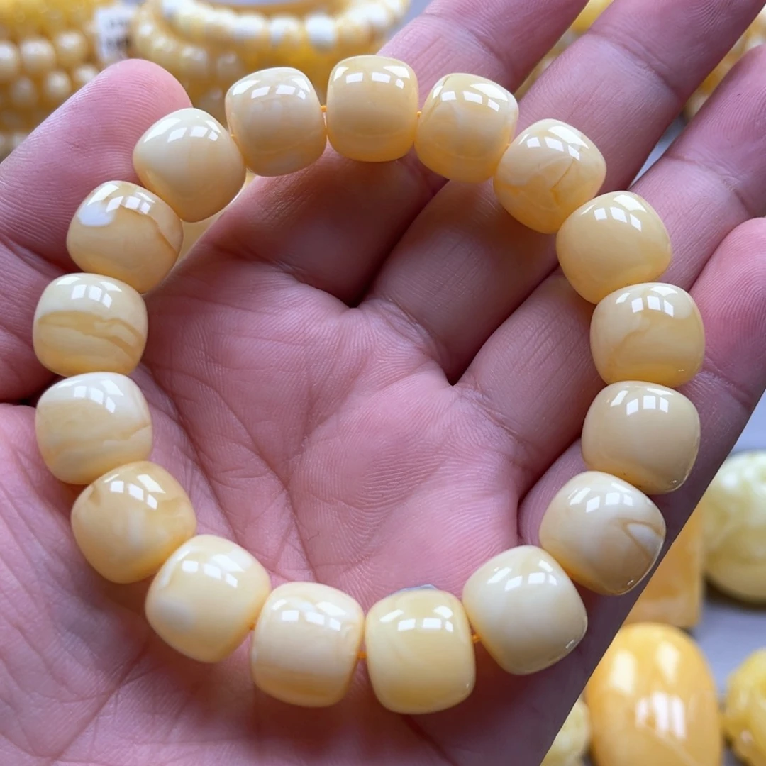 琥珀手链未镶嵌手串