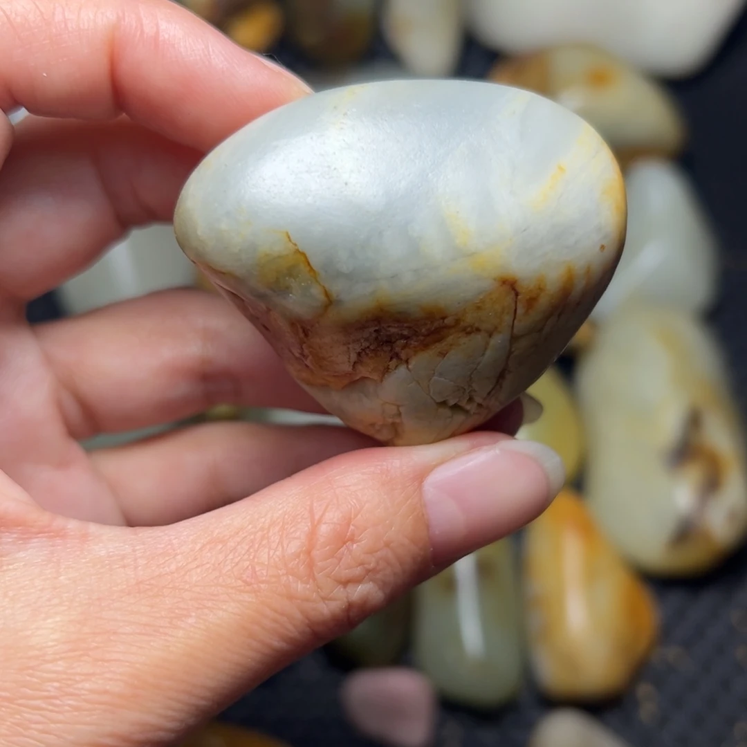 和田玉未镶嵌挂件93