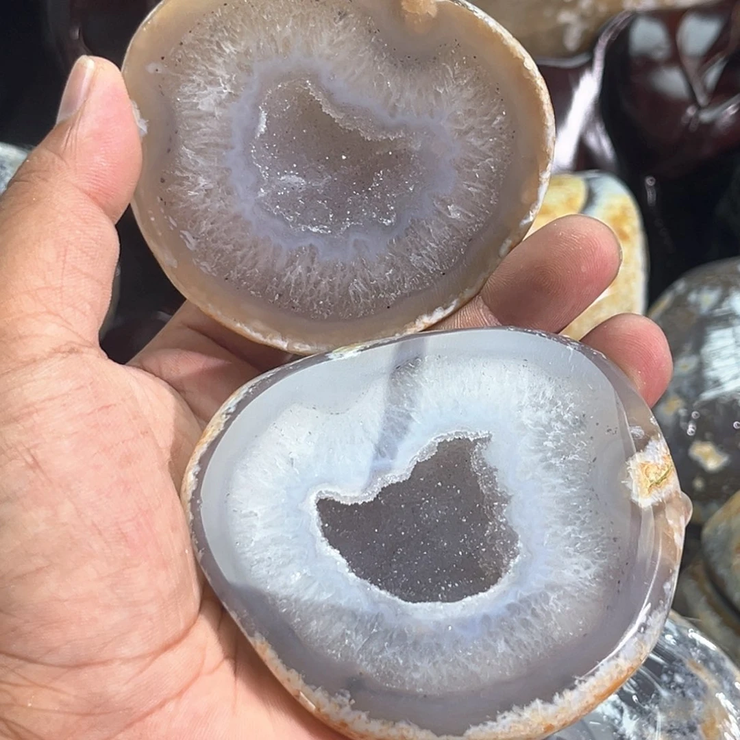 未镶嵌摆件紫晶聚宝盆