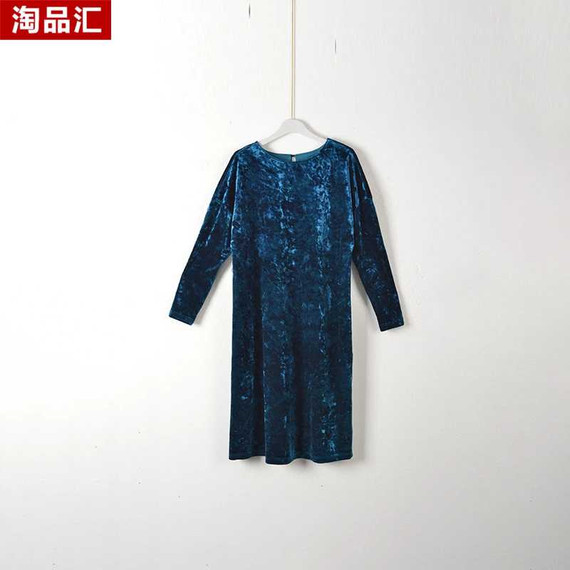 GPB2【专柜捡漏】深圳高端时尚女装YYB-连衣裙6883-蓝色