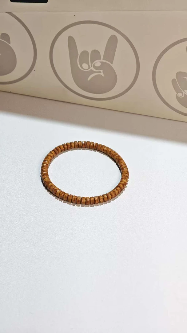《壹二三》紫金鼠鼠尖无相5.8*3.2mm紫金鼠手串