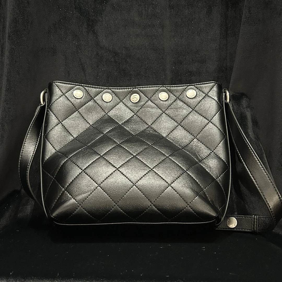 COCO DICV2025新款高端定制时尚女包 5点 黑色23cm