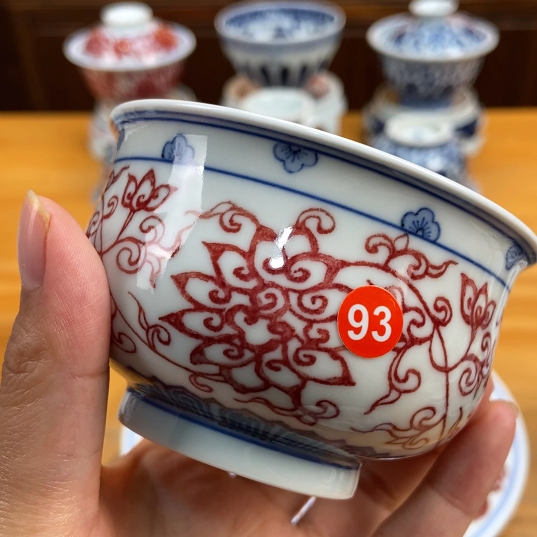手绘现代茶具非古董