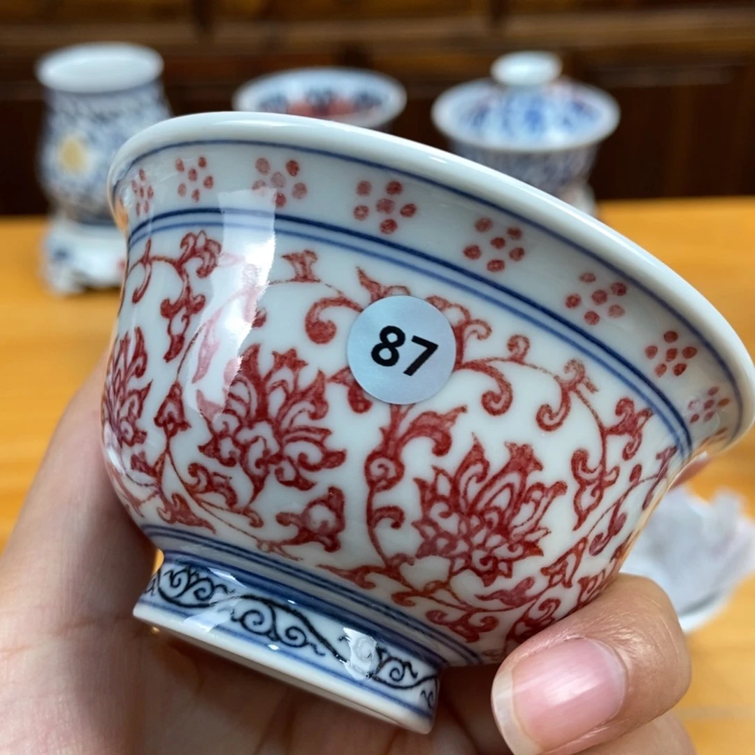 手绘现代茶具非古董