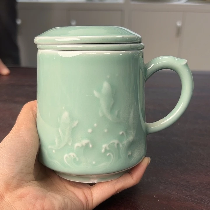 云间青瓷龙泉小米茶器