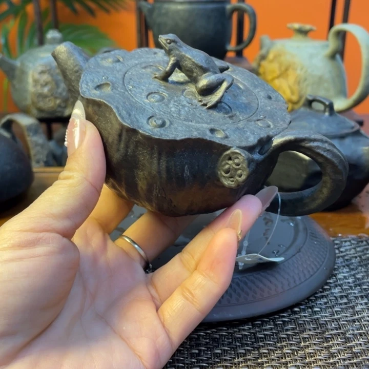 山*南冰碛岩荷塘蛙趣壶