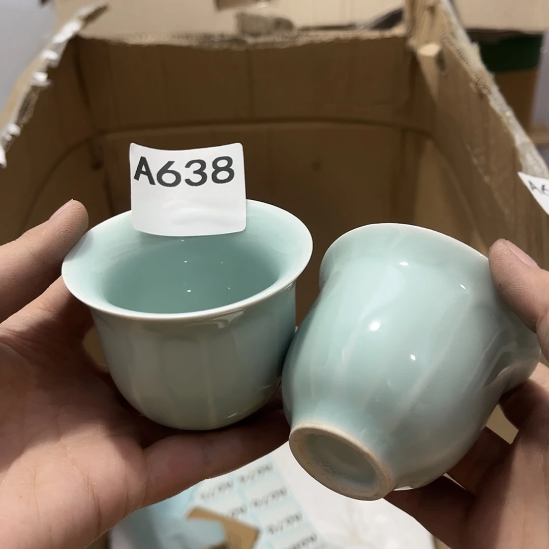 瓷片茶摆件工艺品摆件666