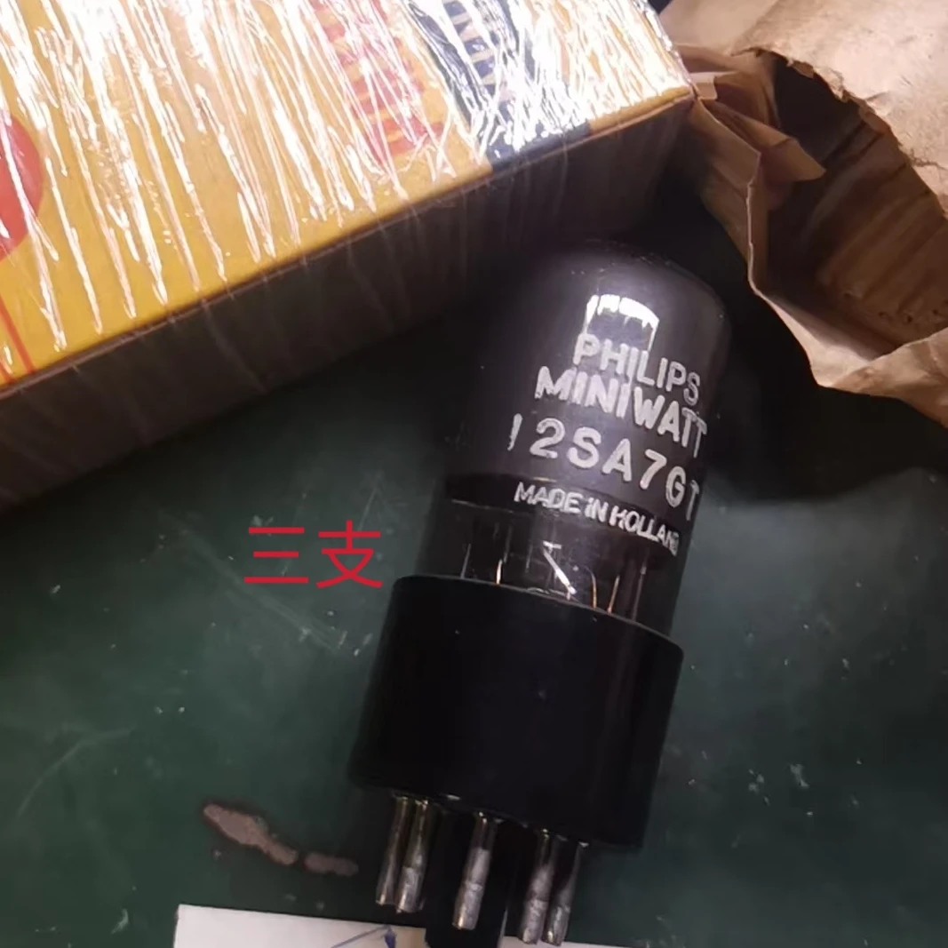 12SA7GT全新原装早期（三支）飞利电子管