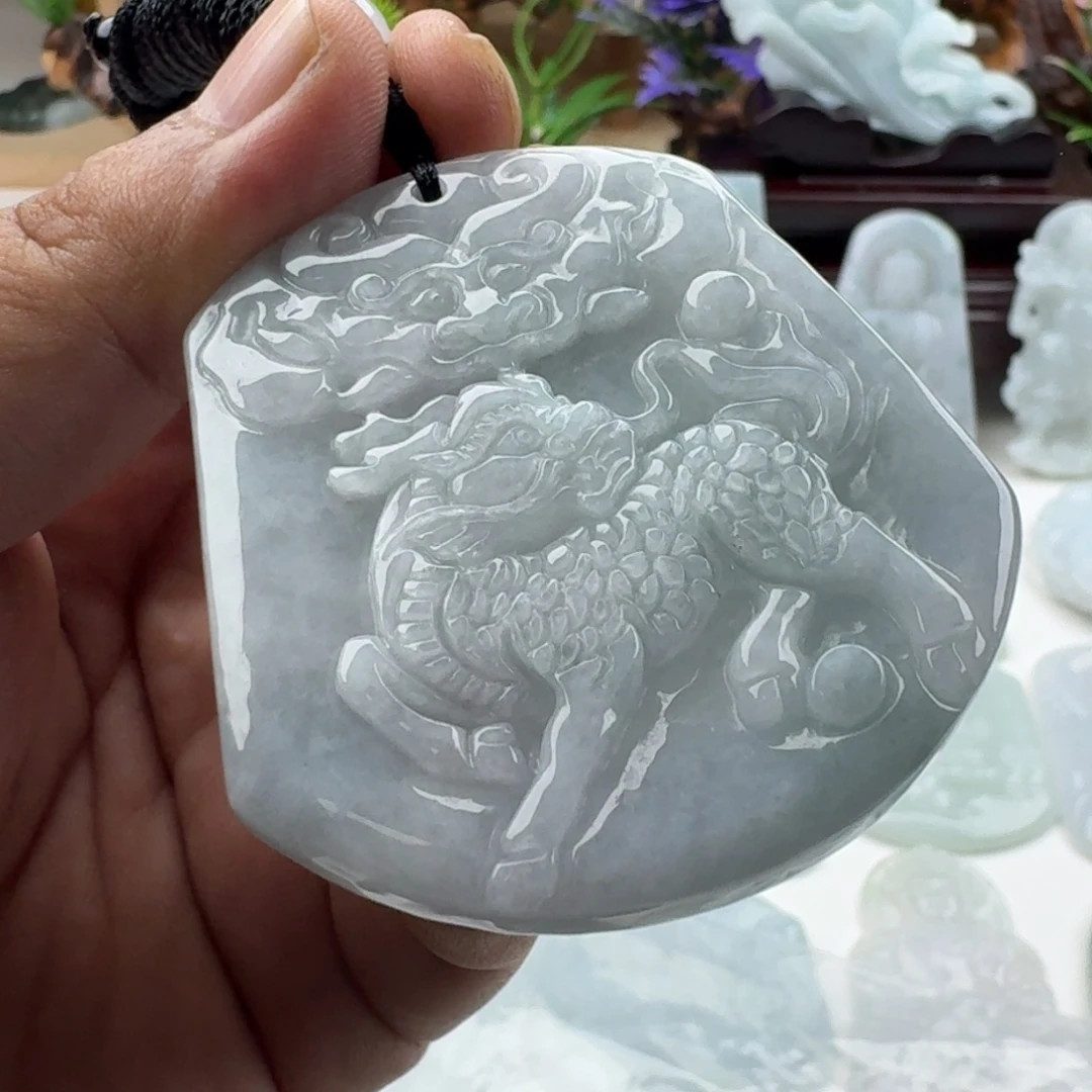 颈饰未镶嵌翡翠天然缅甸A货翡翠