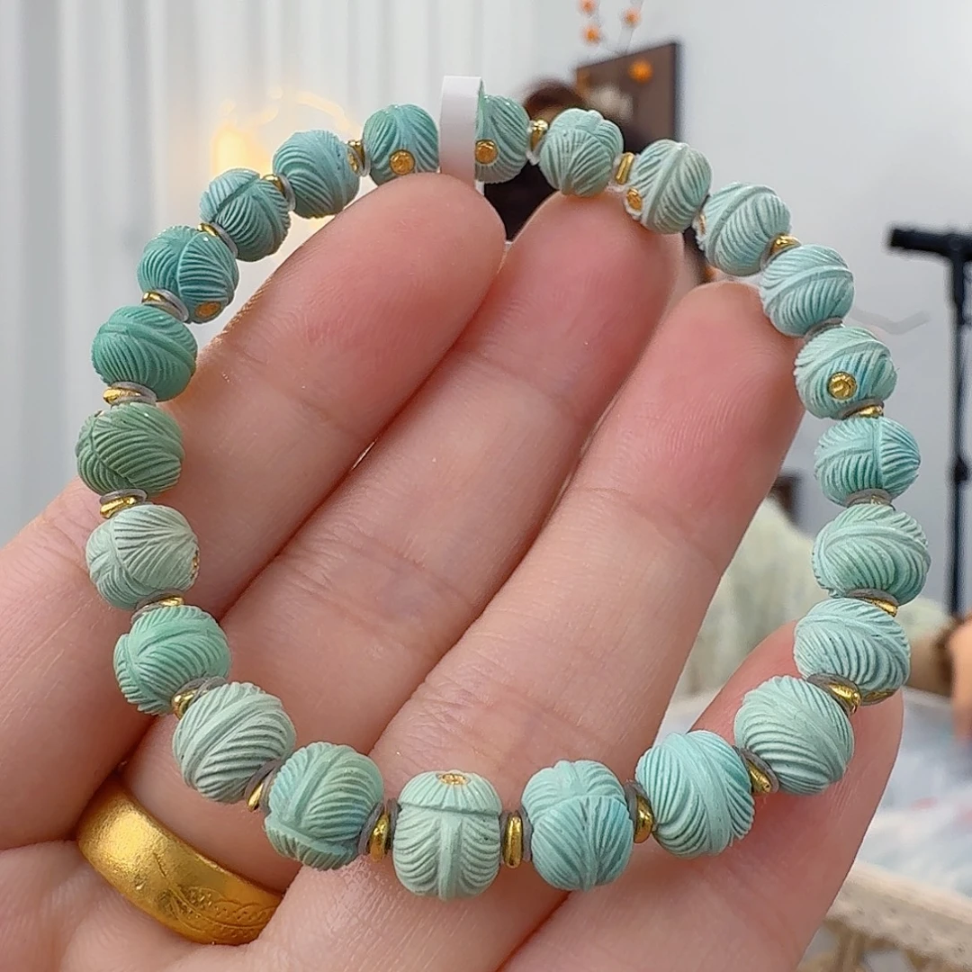 绿松石未镶嵌珠宝半成品