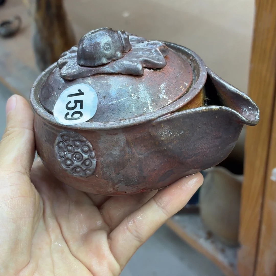 陶园柴烧精品好货159失圆泥纹