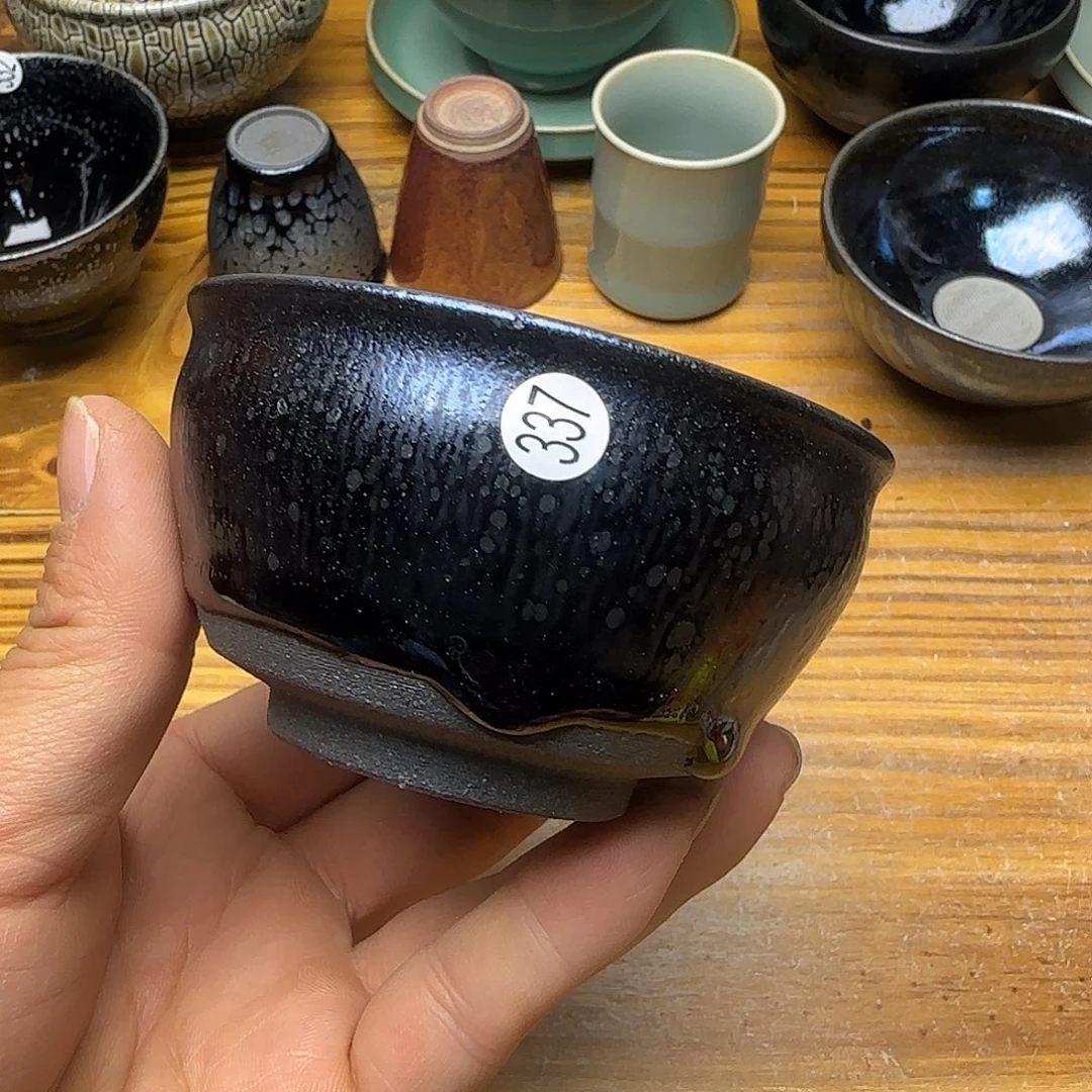 茶盏建窑建盏茶器微瑕