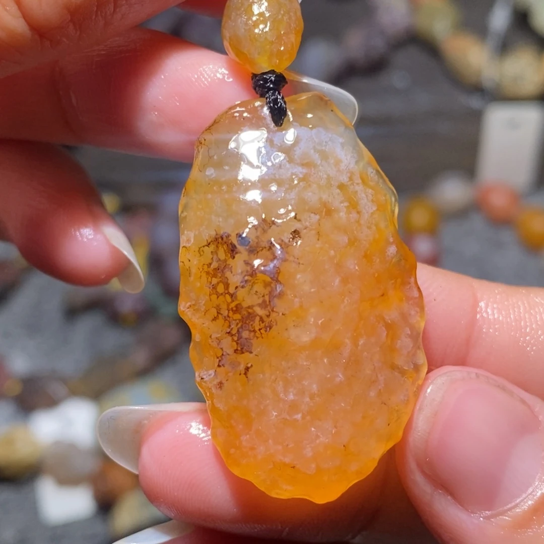 未镶嵌玛瑙/玉髓珠宝半成品