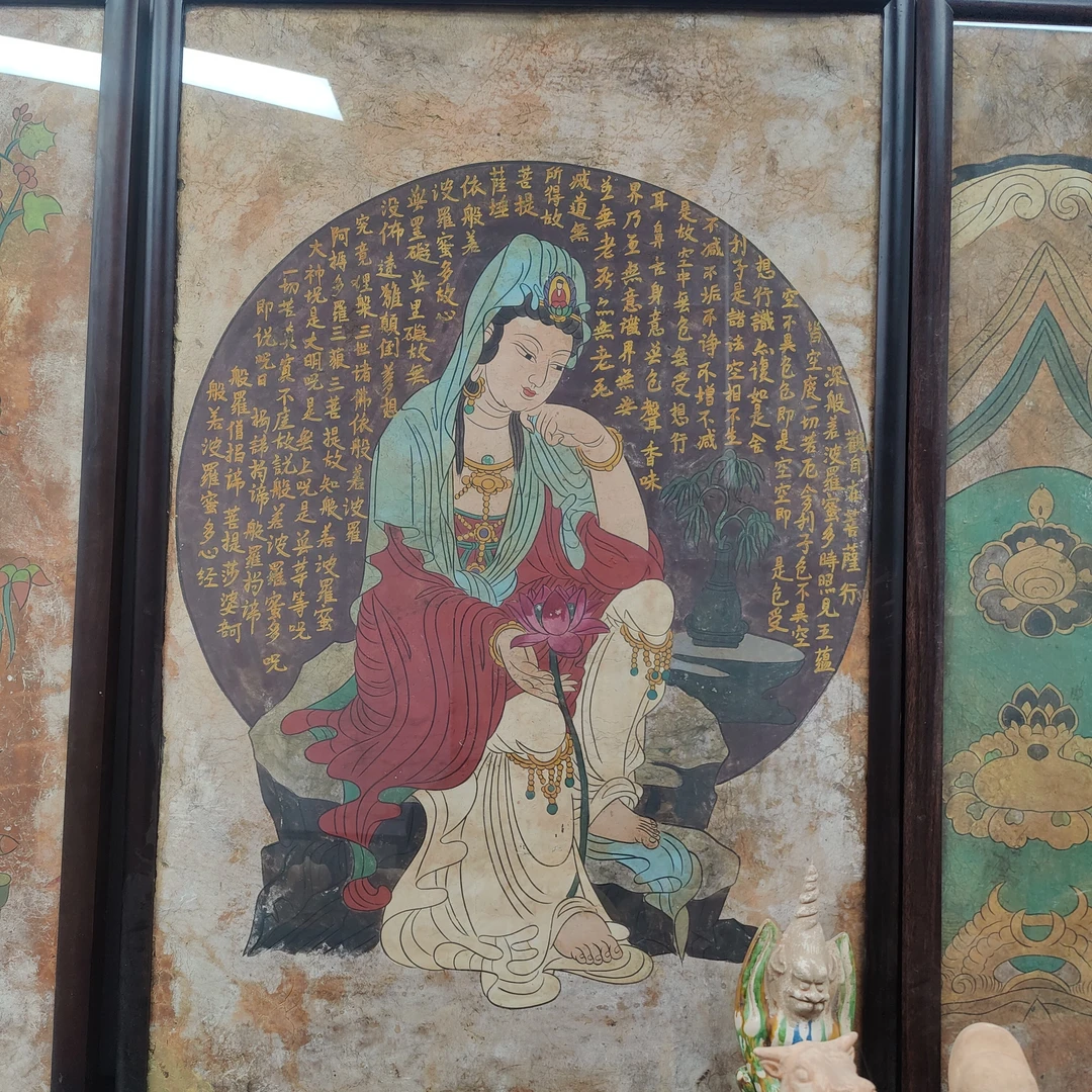 墙皮画尺寸115×75厘米