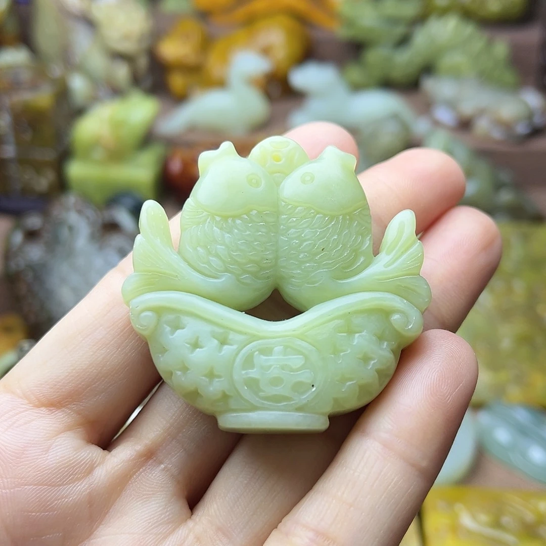 白玉菩提吊坠33。。