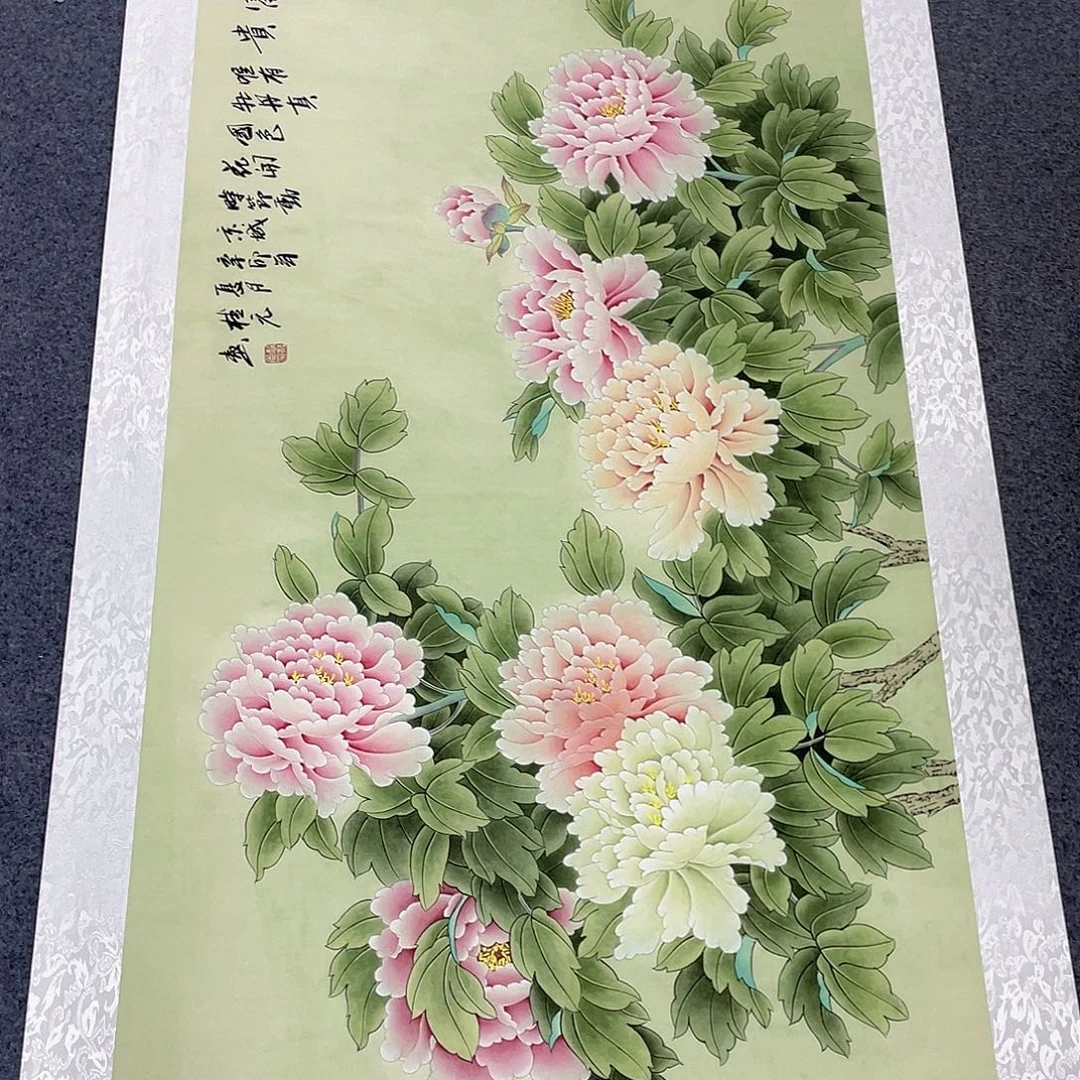 国画作品小姐姐放漏…
