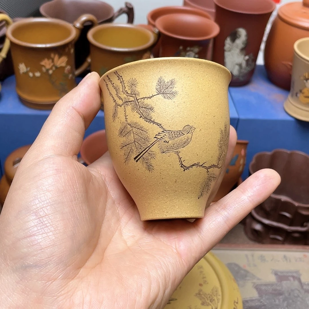 紫砂茶杯紫砂主人杯140cc