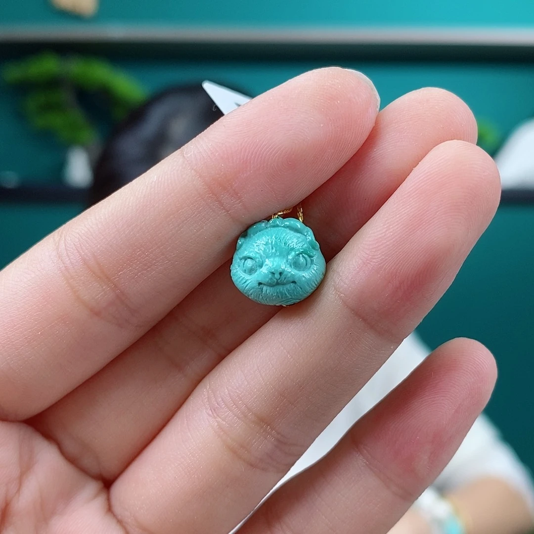 未镶嵌绿松石珠宝奇石