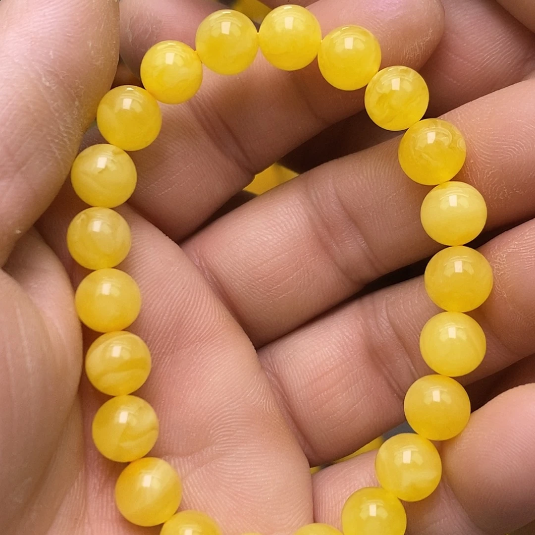 蜜蜡未镶嵌珠宝奇石蜜蜡手串