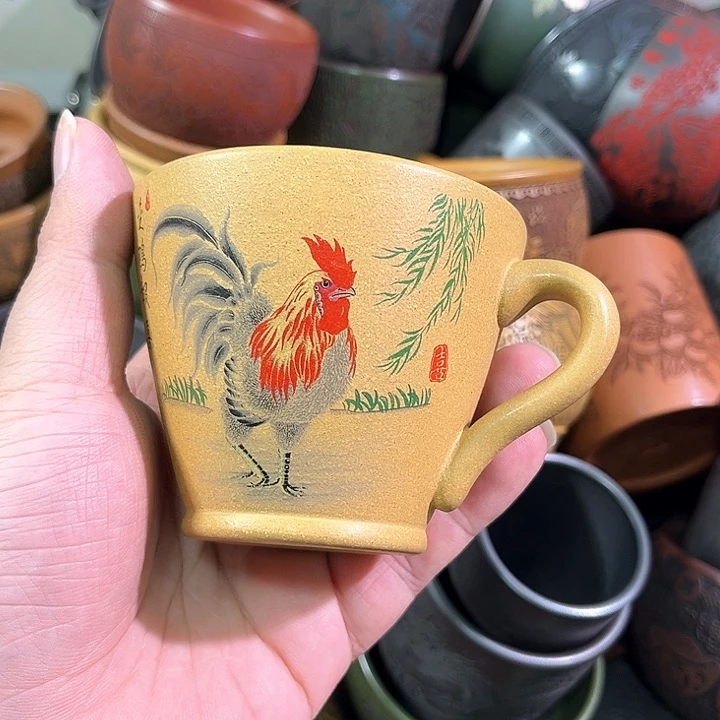 茶杯紫砂全手工紫砂主人杯