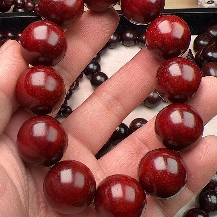 手串/手链小叶紫檀2.0顶级泥料鱼鳞纹