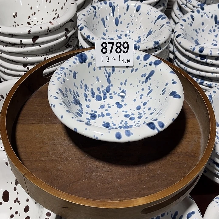 瓷微瑕外贸餐具8789