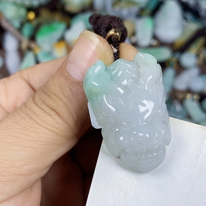 翡翠未镶嵌颈饰天然翡翠玉A货配证书