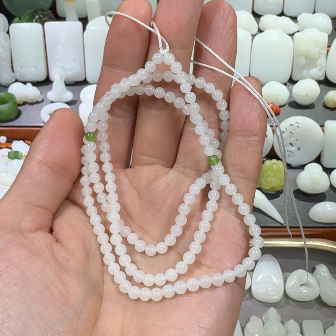 和田玉未镶嵌颈饰H***旎