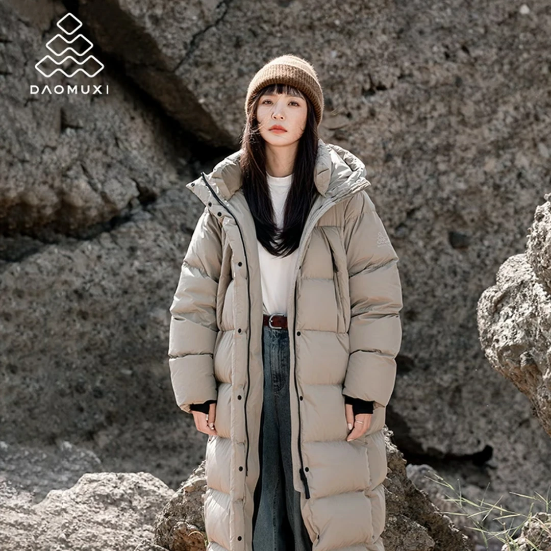 道木熙1013长款95鹅绒服女过膝羽绒服2025年新款时尚极寒加厚保暖