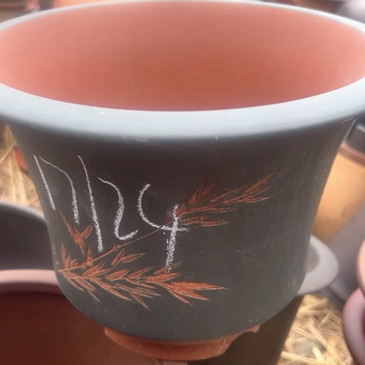 红陶紫砂碗盆口24