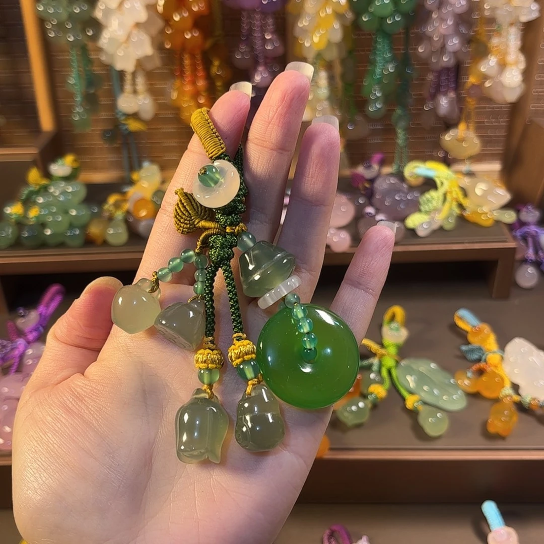 玛瑙/玉髓未镶嵌车挂